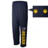 Sweatpants with Open Bottom- Logo #18